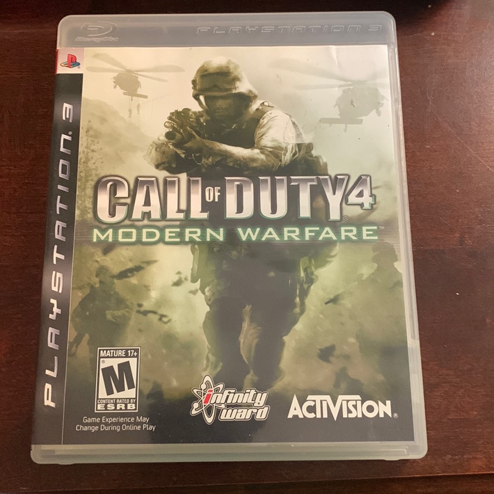 Call of duty 4 Modern warfare (PS3 game)